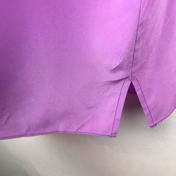 Lilly Pulitzer Havana 100% Silk Pink Embellished Jeweled Neck Blouse Top 58738 - Picture 5 of 8